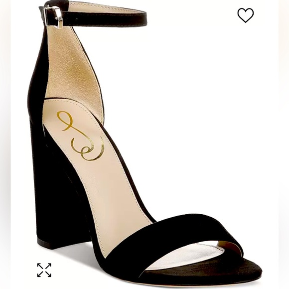 SAM EDELMAN BLACK YARO SUEDE SANDALS 👡 - Picture 9 of 15